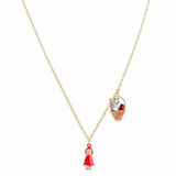 Les Nereides Basket And Little Red Riding Hood Pendant Necklace