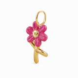 Les Nereides Pink Daisy Charm