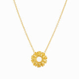 Les Nereides Sunflower Pendant Necklace