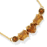 Les Nereides Golden Brown Diamantine Fine Stone Bracelet