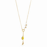 Les Nereides Lemon And Lemon Blossom Pendant Necklace