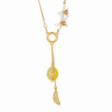Les Nereides Lemon And Lemon Blossom Pendant Necklace