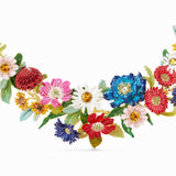 Les Nereides Multicolour Meadow Flowers Statement Necklace