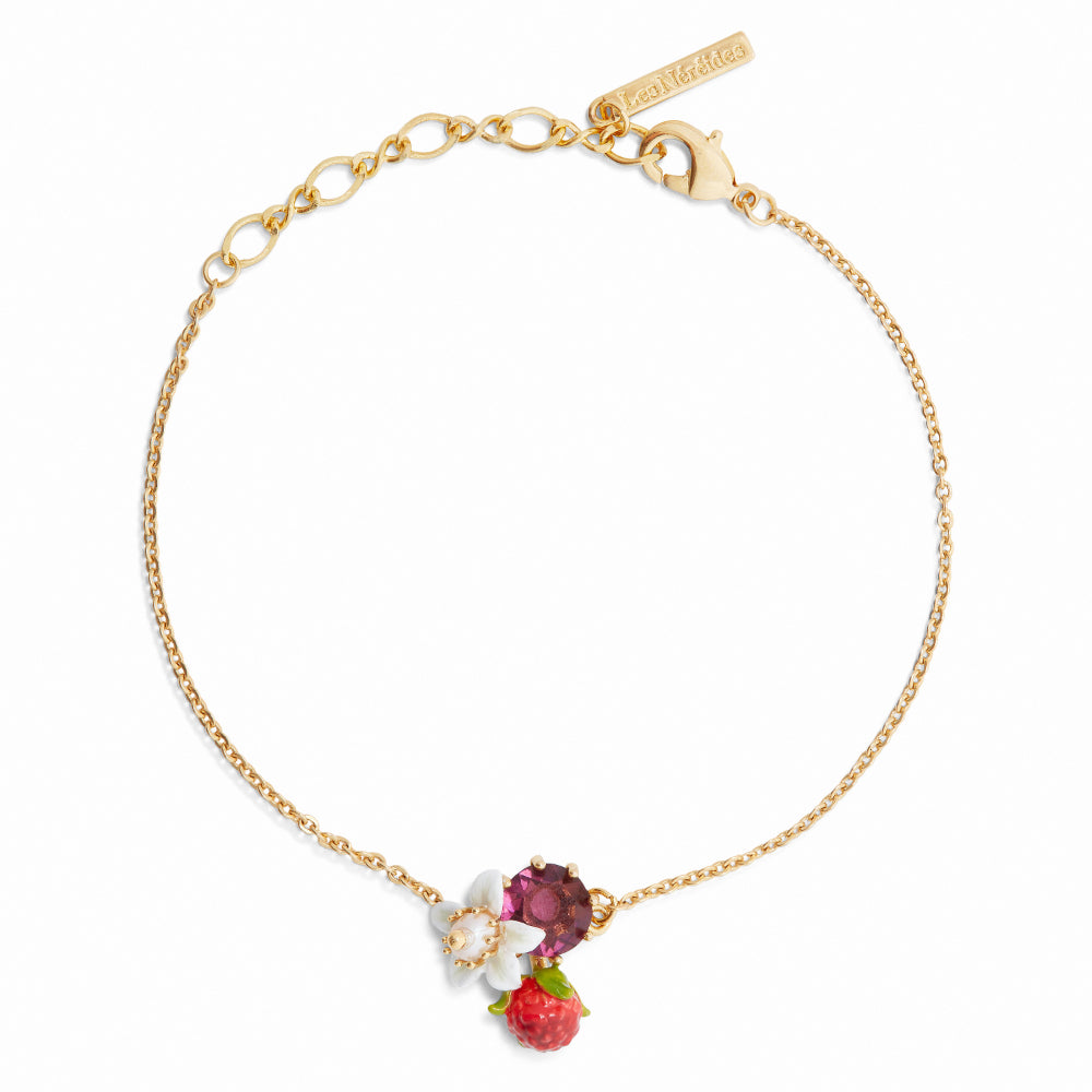 Les Nereides Raspberry And Flower Fine Bracelet | Accessories | Bracelet | Ladies bracelet | Womens Les Nereides Raspberry And Flower Fine Bracelet | Accessories | Bracelet | Ladies bracelet | Womens
