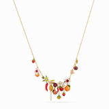 Les Nereides Orchard Fruits And Flowers Statement Necklace