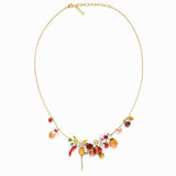Les Nereides Orchard Fruits And Flowers Statement Necklace