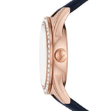 Emporio Armani Rose Gold Stainless Steel Mother Of Pearl Dial Women's Watch