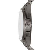 Emporio Armani Chronograph Gun-Metal Stainless Steel Men's Watch
