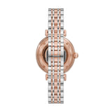 Emporio Armani Automatic Gianni T-Bar Multicolor Analog Mother of Pearl Dial Women's Watch