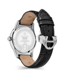 AIGNER Men's Viareggio Green Dial & Black Leather Strap Watch