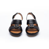 Alfi Kids Boy's Black Calf Sandal