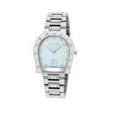 Aigner Rav Ladies Watch Stainless Steel Case With White Mother Of Pearl Dial