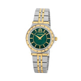 Aigner Tries Ladies Watch Stainless Steel / Gold Plated Case With Green Dial