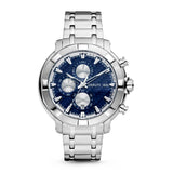 Cerruti Men's Watch Stainless Steel Case With Blue Dial & Stainless Steel Metal Bracelet