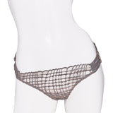Bordelle Ouvert Peep Brief Platinum Medium