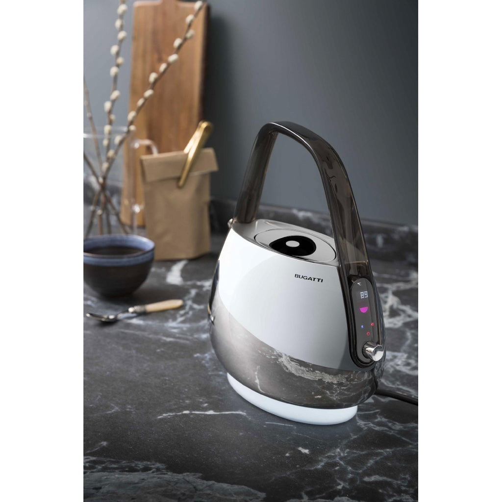 Bugatti 02JQACRNU/UK Jacqueline Chrome Kettle Smocky Handle