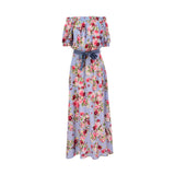 Blugirl Women's Floral Print Long Dress