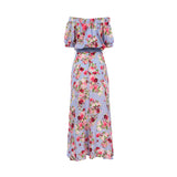 Blugirl Women's Floral Print Long Dress