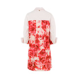 Blugirl Women's White & Rose Blouse