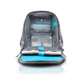 Bg Berlin Metrobag 15" Backpack Grey Greysize Small - Blue Salon