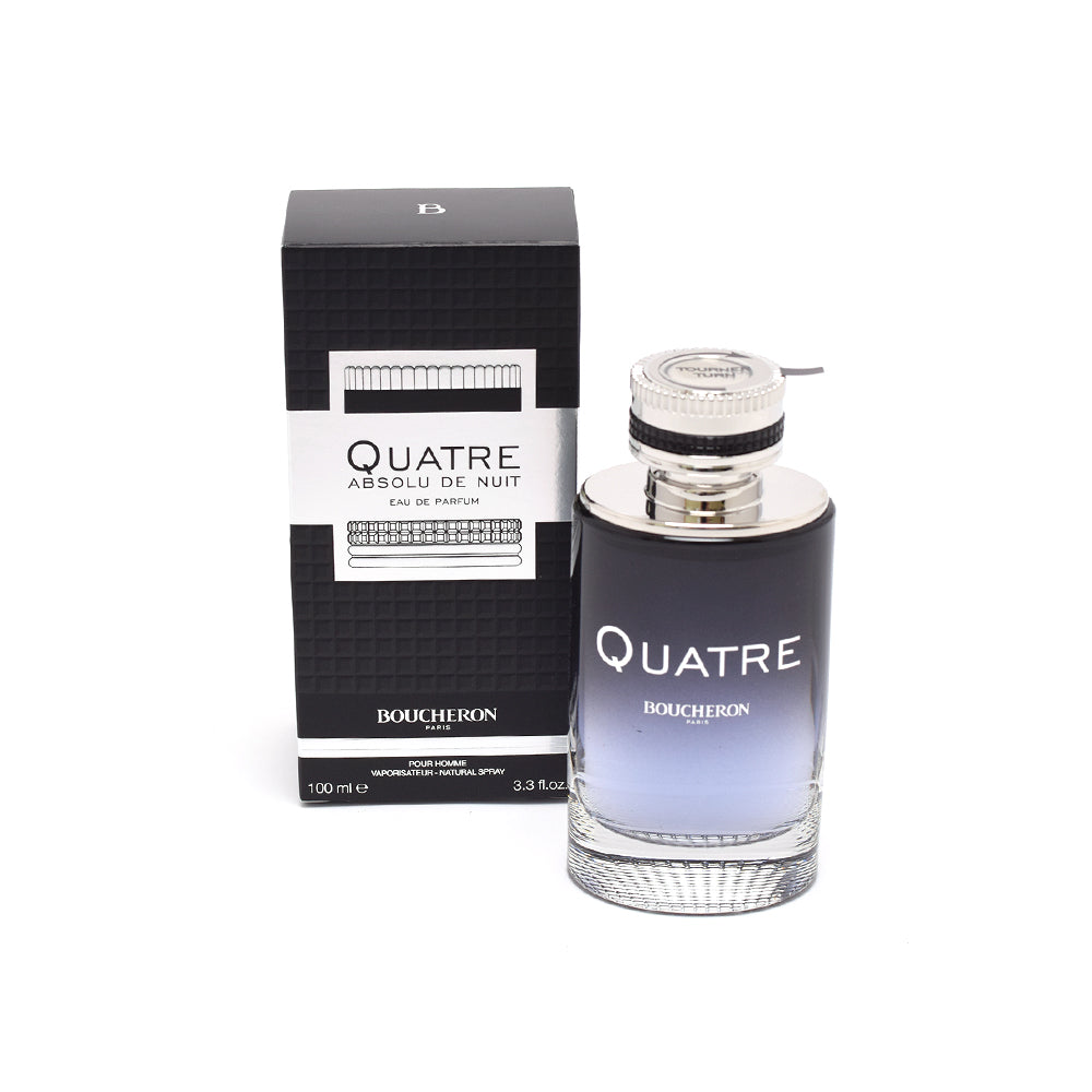 Boucheron Quatre Homme Absolu De Nuit EDP -100ml – Blue Salon