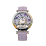 ساعة بيجو مونتر نسائية مع الماس 0.24 قيراط من مجموعة حول العالم-زهرة