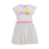 فستان للفتيات من Billieblush Kids بطبعة طيور من التول