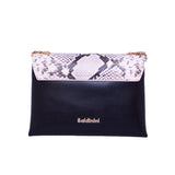 Baldinini Animal Print Black Bag - Blue Salon