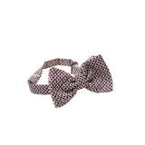 Billionaire Tie Maroonwhite