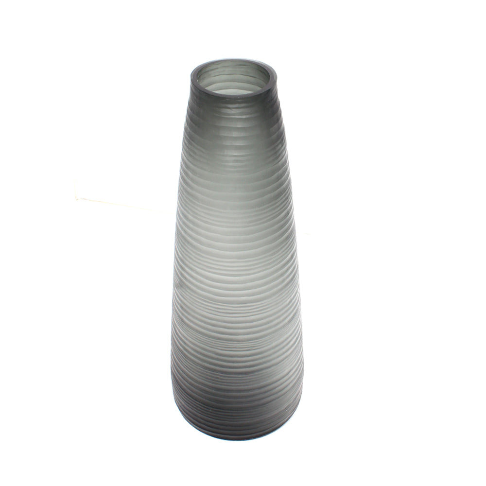 Balerina Engraved Big Glass Vase Grey | Vase Balerina Engraved Big Glass Vase Grey | Vase