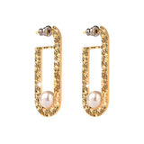 Rebecca R-Zero Pearl Hoop Earrings