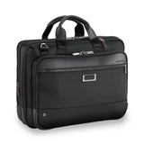 Briggs & Riley Work 12" Expandable Brief Black Blacksize Medium - Blue Salon