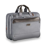 Briggs & Riley Work 12" Expandable Brief Grey Greysize Medium - Blue Salon