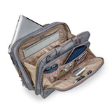 Briggs & Riley Work 12" Expandable Brief Grey Greysize Medium - Blue Salon