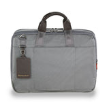 Briggs & Riley Work 12" Expandable Brief Grey Greysize Medium - Blue Salon