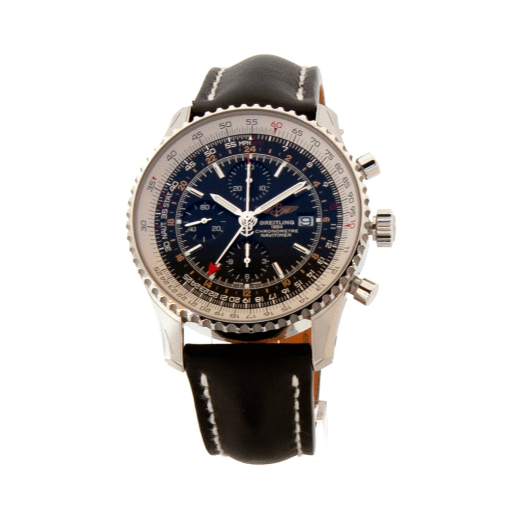Breitling Navitimer World 46mm – Blue Salon