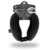 Be Relax My Memory Foam Travel Pillow Black Blacksize Small - Blue Salon