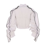 Balossa Women's White Cotton Daida  Shirt