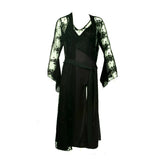 Jeremi Nightdress Satin Set Black