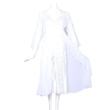 Jeremi Satin Nightdress Set White