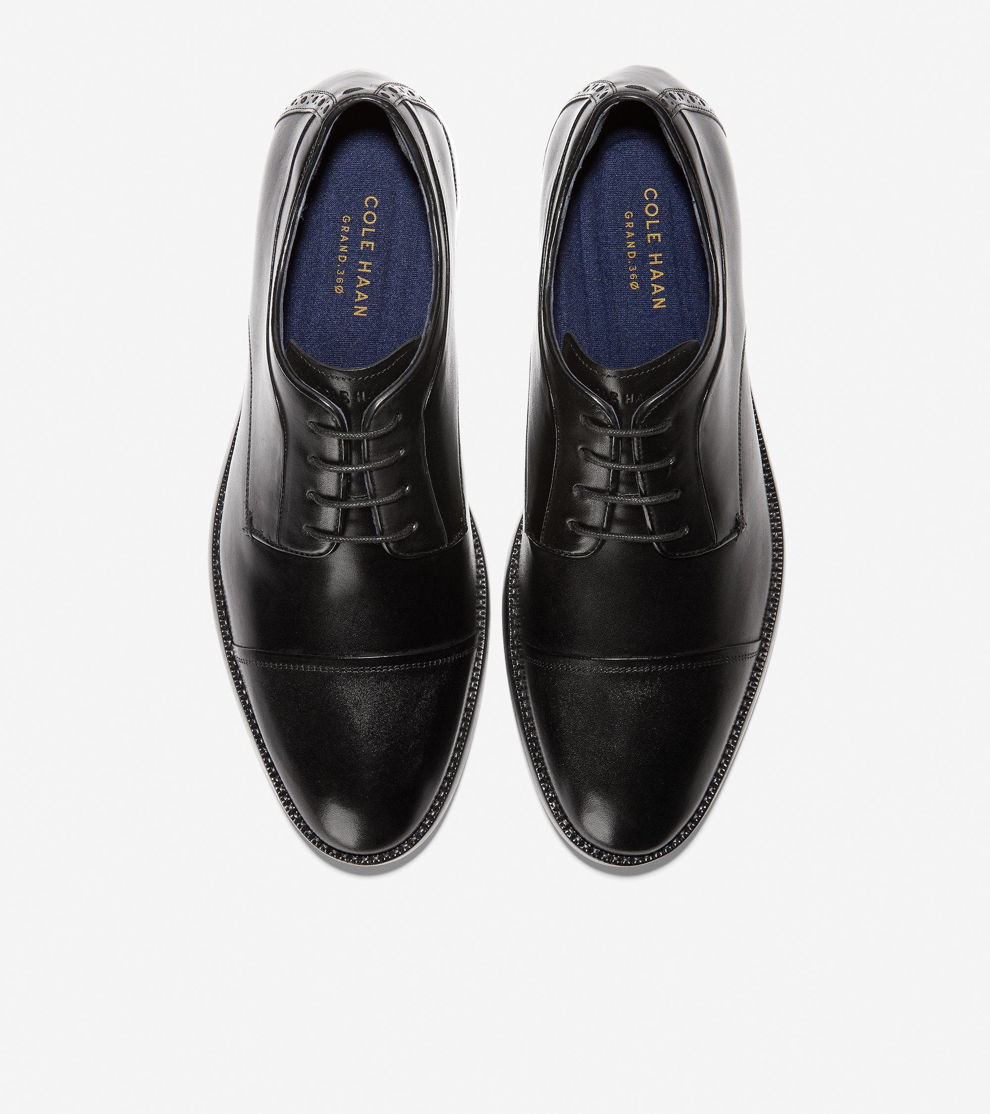 Cole Haan Harrison Cap Toe Oxford Mens – Blue Salon