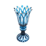 Caesar Crystal Footed Vase Azure