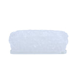 Cristal De Paris Lily Rectangular Tissuebox Clear Frosted