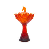 Cristal De Paris Incense Burner Royal Horse Amber, H 17x27 Cm