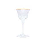 Cristal De Paris Set 6 Juice Glass N3 New Georges Gold Ring