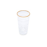 Cristal De Paris Set 6 Long Drink 21 New Georges Gold Ring