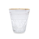 Cristal De Paris Set 6 Whisky Glass N 20 New Georges Gold Ring