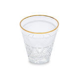 Cristal De Paris Set 6 Whisky Glass N 20 New Georges Gold Ring