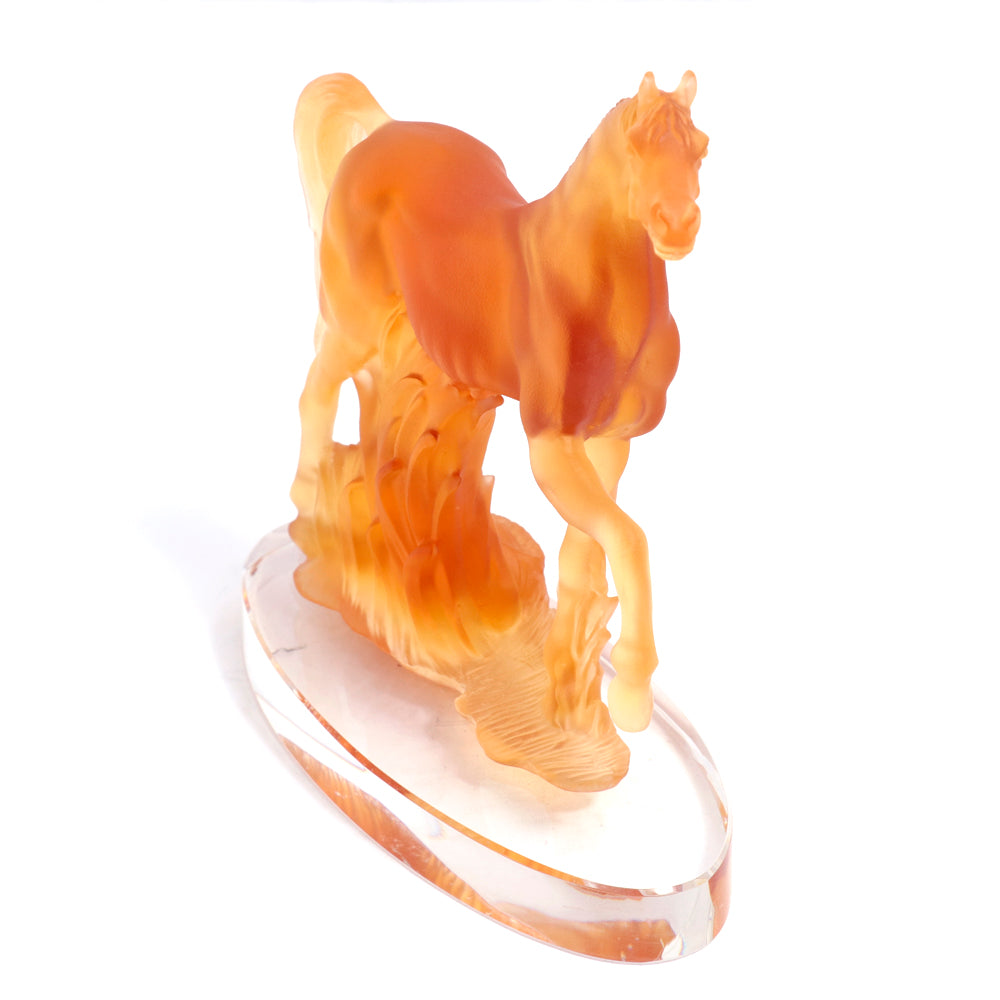 Cristal De Paris Arab Thoroughbred Horse - Amber | Accessories Cristal De Paris Arab Thoroughbred Horse - Amber | Accessories