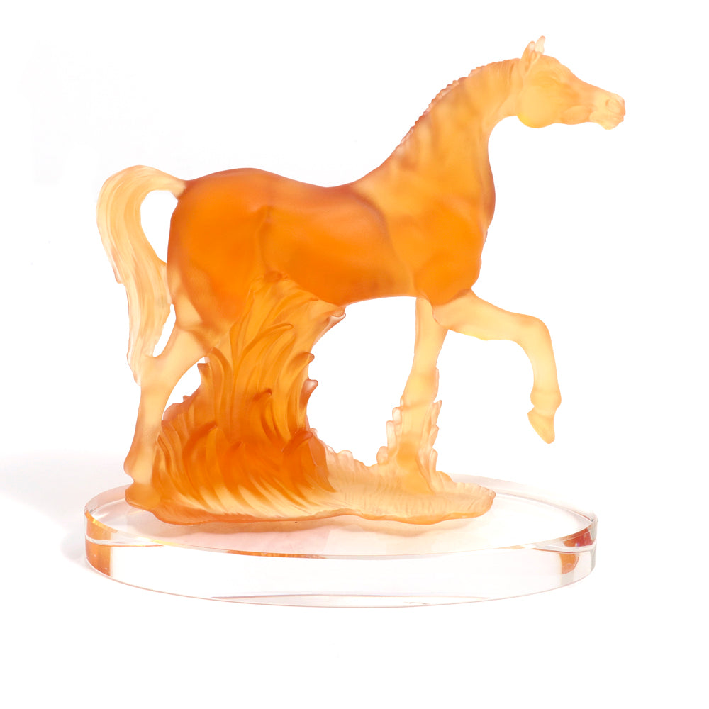 Cristal De Paris Arab Thoroughbred Horse - Amber | Accessories Cristal De Paris Arab Thoroughbred Horse - Amber | Accessories